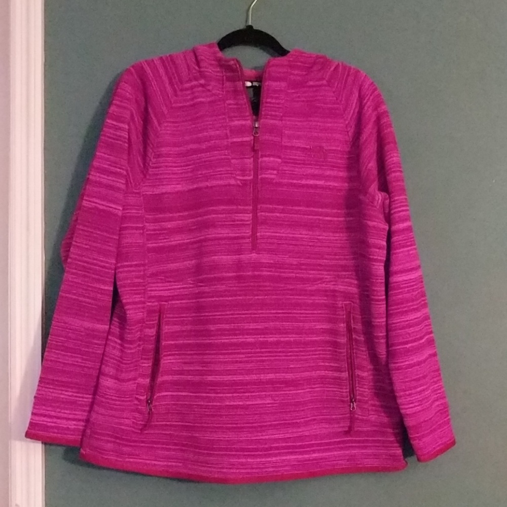 The North Face Womens Pink Half Zip with Hood